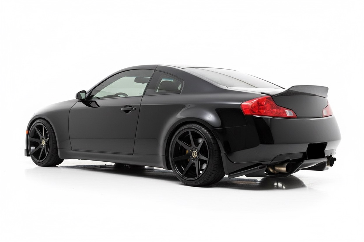 G35 COUPE V1 FULL CARBON FIBER DUCK BILL TRUNK – AERODYNAMIC, LIGHTWEIGHT, DIRECT REPLACEMENT