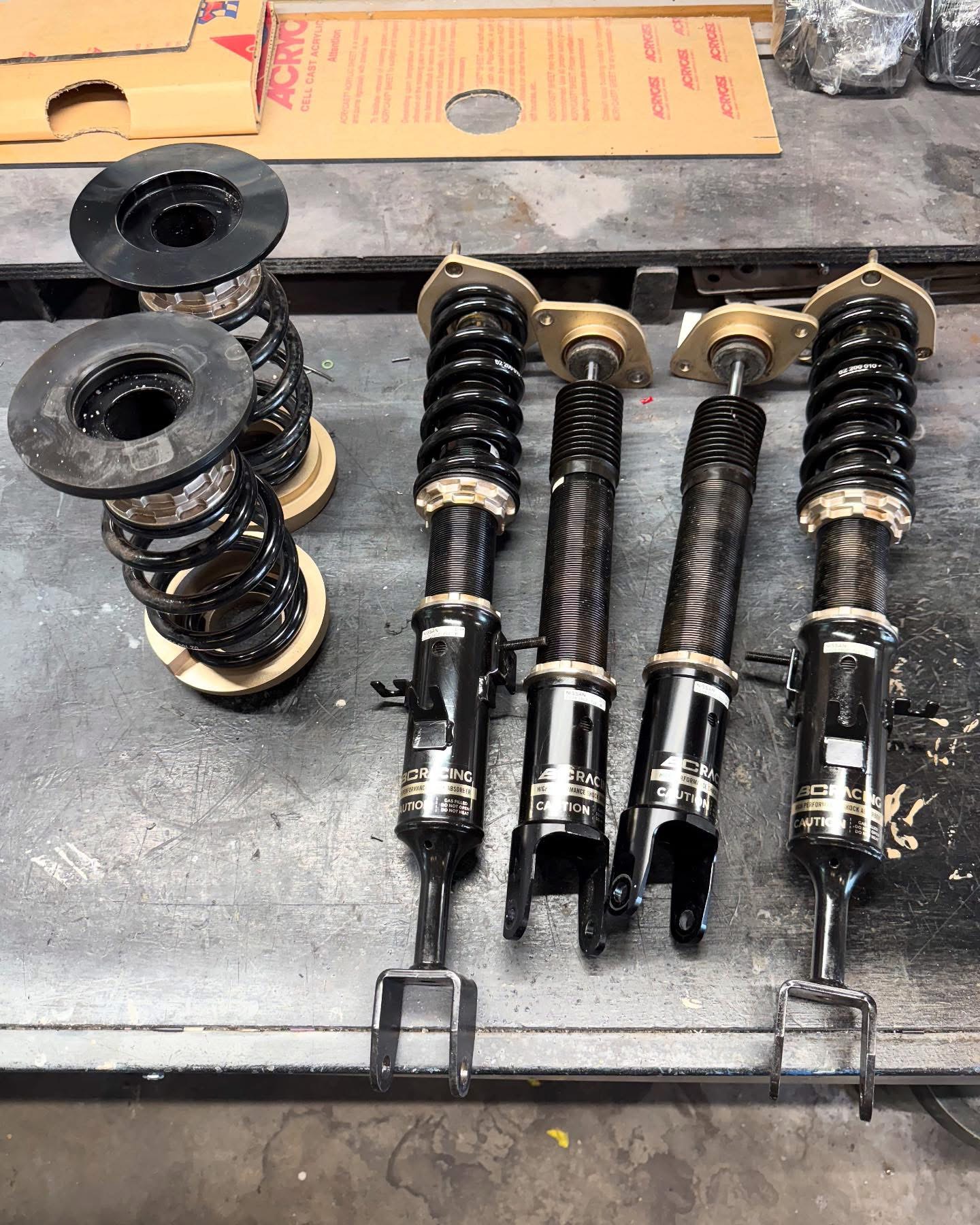 350z BC racing coil overs