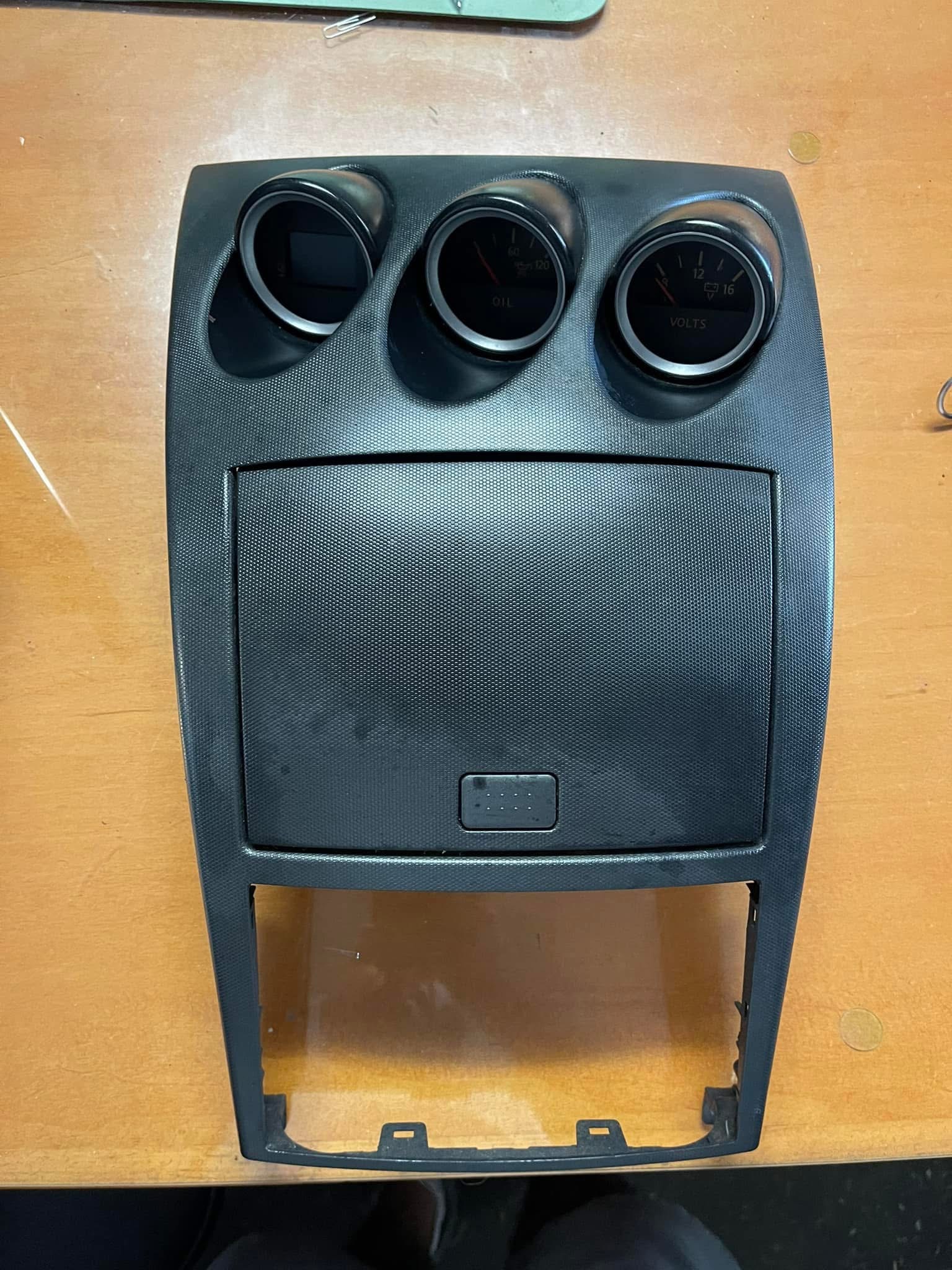 center dash radio cubby bezel